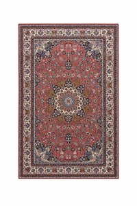 Tapis Kirmansah Rose en Laine — Style Oriental — 150 x 230 cm