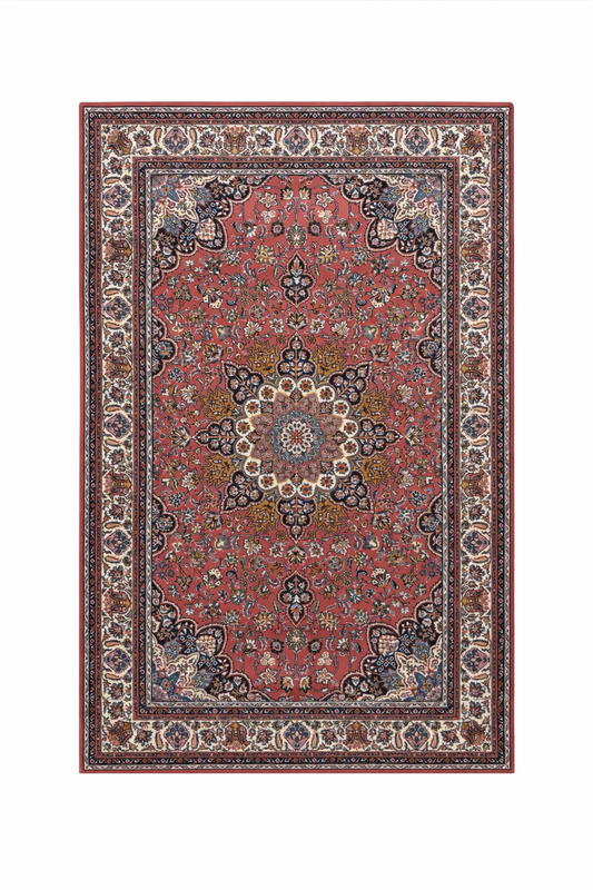 Tapis Kirmansah Rose en Laine — Style Oriental — 150 x 230 cm