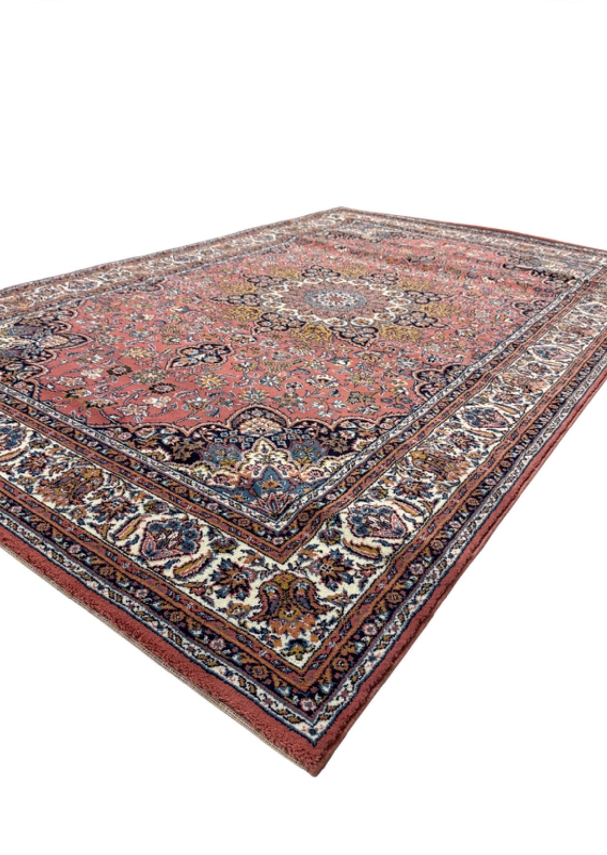 Tapis Kirmansah Rose en Laine — Style Oriental — 150 x 230 cm
